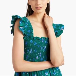 Hill House Ellie Nap Dress Emerald Space size medium